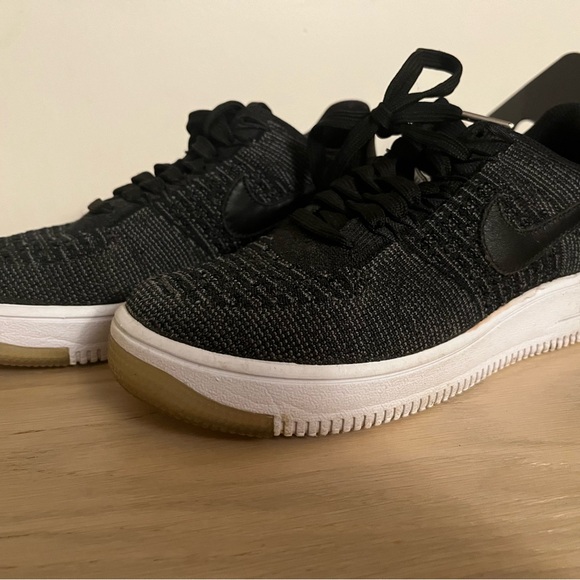 Nike Air Force 1 Flyknit Black Sneakers - Picture 4 of 4